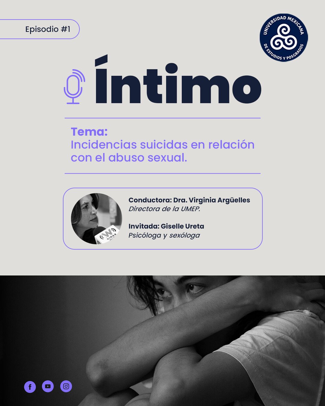 Ideaciones suicidas y abuso sexual